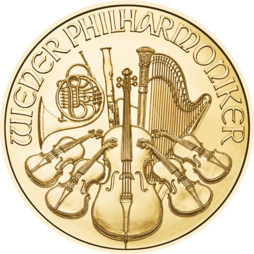 Goldmünzen kaufen Wiener Philharmoniker 1/2 oz 2023