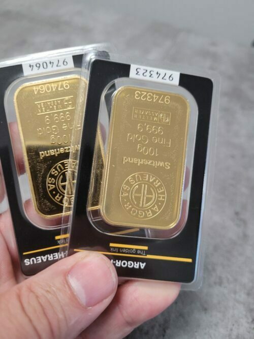 Argor Heraeus 100 g Gold kaufen