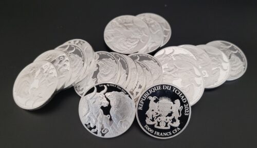 1 oz / 1 Unze Silbermünze kaufen von Bull & Bear