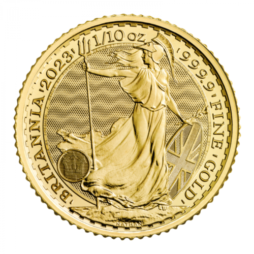 Goldmünzen kaufen Britannia 1/10 oz