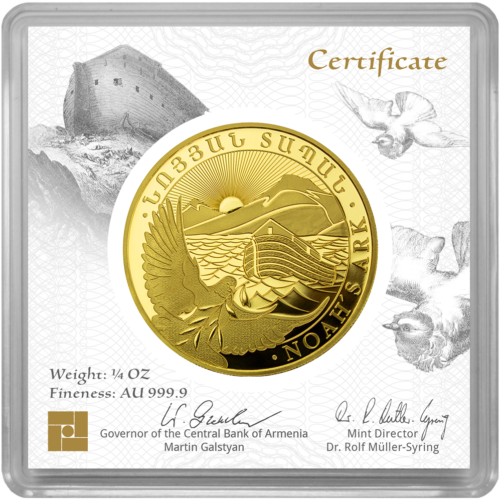 Goldmünzen kaufen Arche Noah 2023 1/4 oz