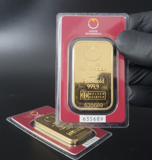 100 g Goldbarren kaufen Münze Österreich