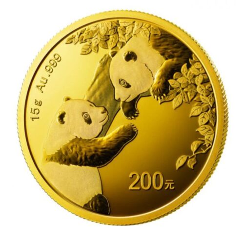 Goldmünzen kaufen China Panda 15 g 2023