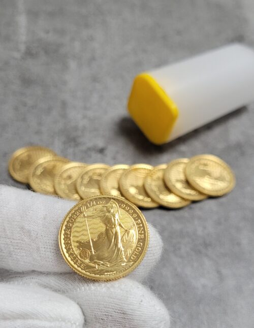 Tube Britannia 1/4 oz 2023 Goldmünzen kaufen