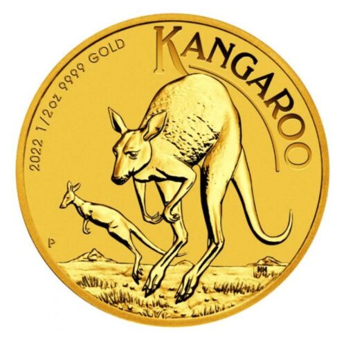 0,5 oz Känguru Goldmünze 2022 mit 50 Dollars Australia Nennwert - kaufen