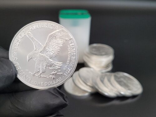 Tube 20 oz American Eagle Silbermünzen kaufen