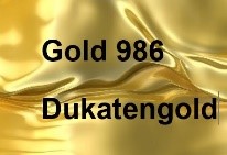 986 Dukatengold Ankauf