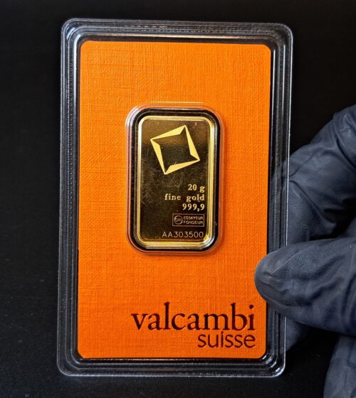 Goldbarren verkaufen Valcambi 20 g