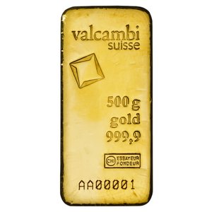 Goldbarren kaufen Valcambi 500 g