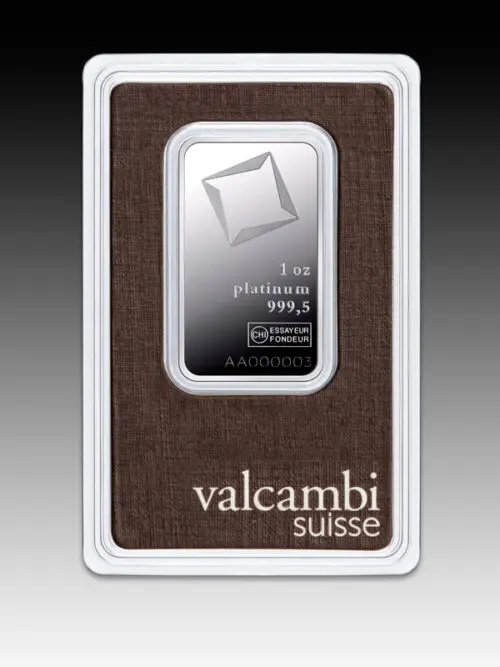 Valcambi 1oz Platinbarren kaufen