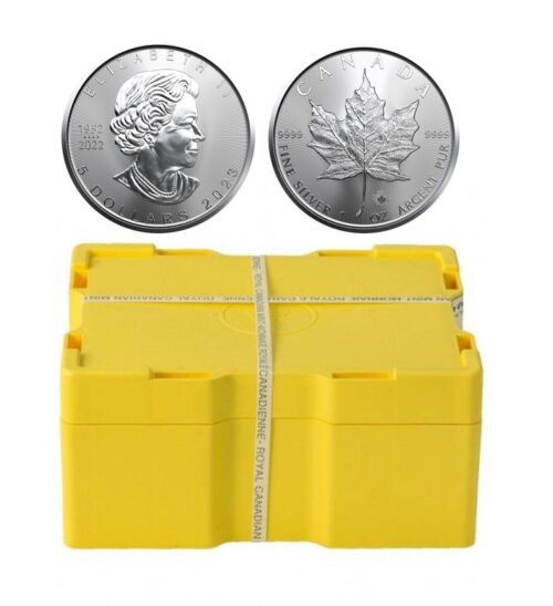 Silbermünzen kaufen Masterbox Maple Leaf