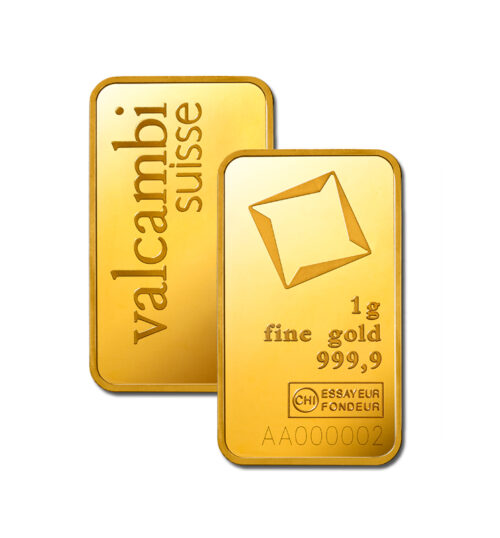 Gold kaufen Valcambi 1 g