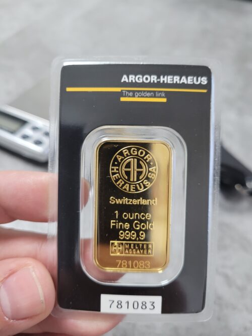 Gold Argor Heraeus 1 oz
