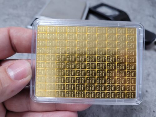Gold Valcambi CombiBar 100 x 0.5 g