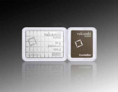 Valcambi CombiBar 50 g Platin kaufen