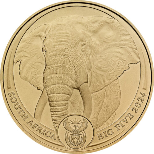 Goldmuenzen kaufen 2024 Big Five Elefant 1 oz