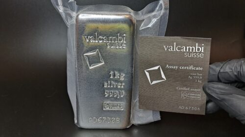 Valcambi suisse 1 kg Silberbarren kaufen