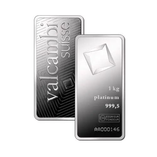 Platinbarren kaufen Valcambi 1 kg
