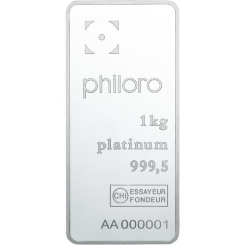 Platinbarren kaufen 1 kg Philoro