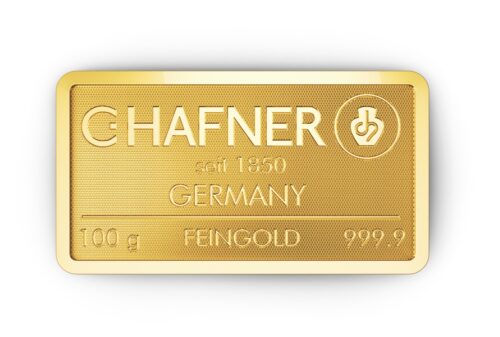 Goldbarren verkaufen C.Hafner 100 g