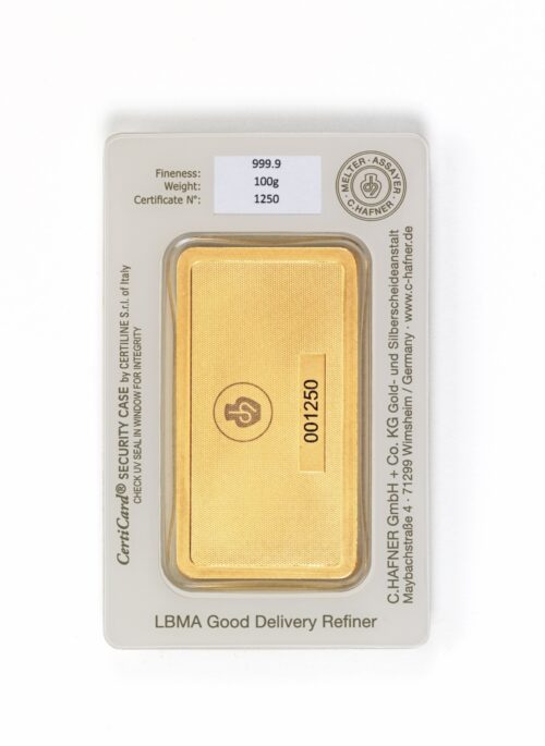 C.Hafner 100 g Goldbarren kaufen