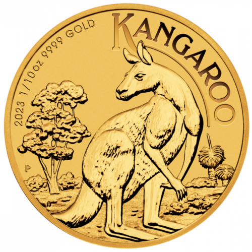 Goldmünzen kaufen Känguru 1/10 oz 2023
