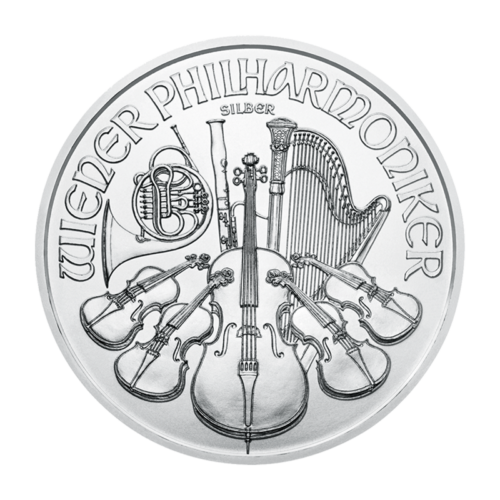 1 Unze Wiener Philharmoniker Silber 2024 Republik Österreich - Münze mit 999,9 Feinsilber