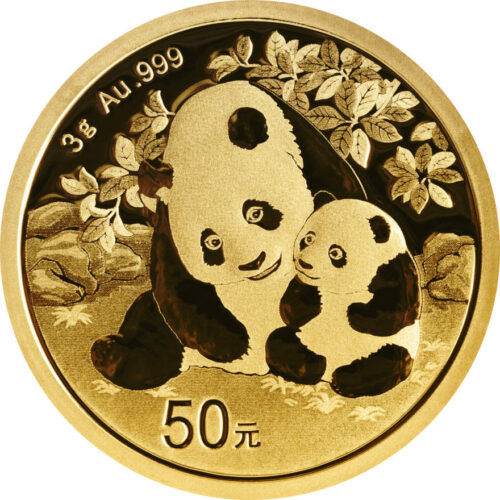 Goldmuenzen kaufen China Panda 2024 3 g