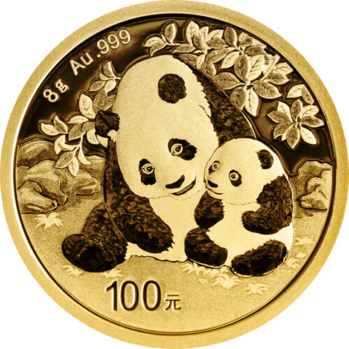 Goldmuenzen kaufen China Panda 2024 8 g
